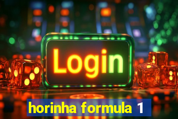 horinha formula 1